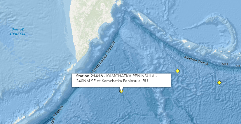 карта с сайта https://www.ndbc.noaa.gov
